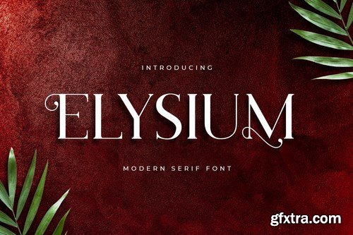 Elysium Luxury Serif Font