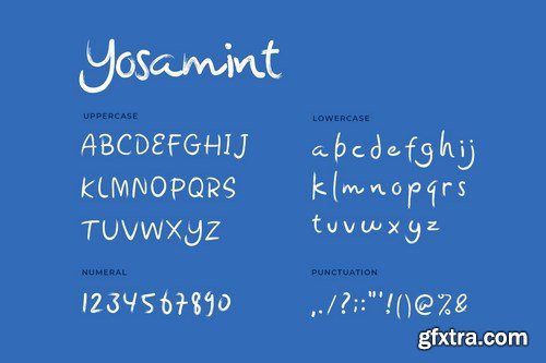 Yosamint Handwritten Brush Font