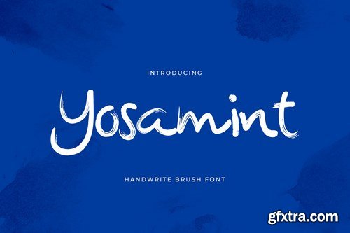 Yosamint Handwritten Brush Font