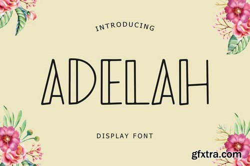 CM - Adelah Display Font 5069128