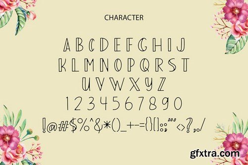 CM - Adelah Display Font 5069128