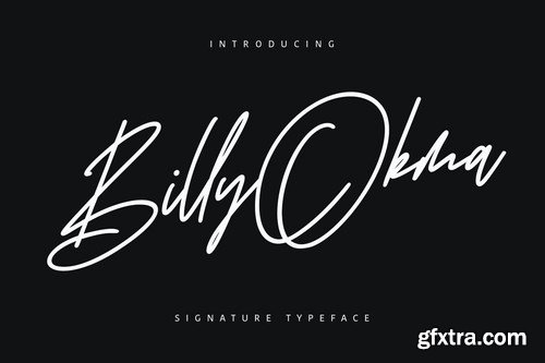 Billy Okma Signature Font