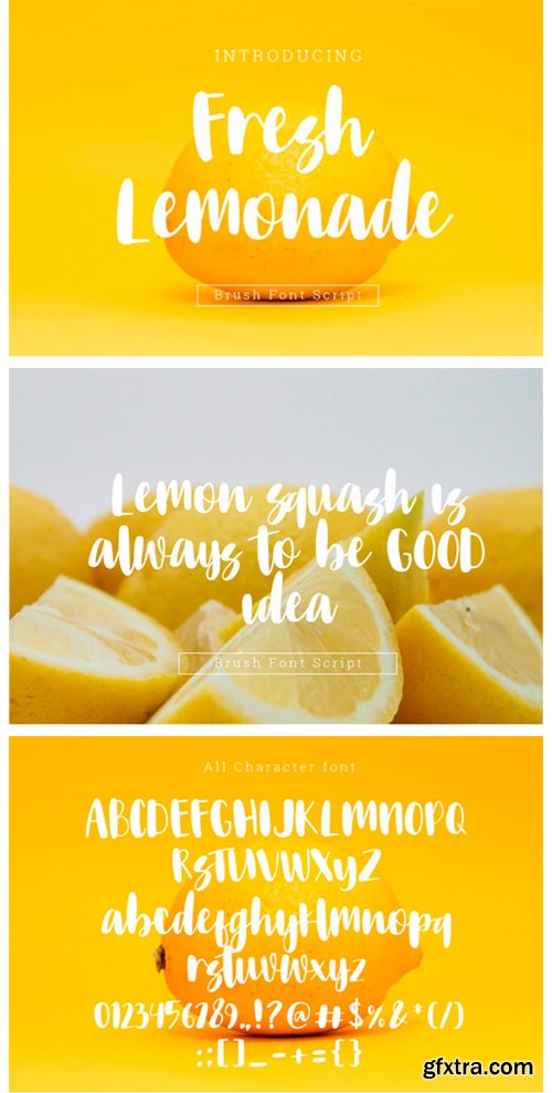 Fresh Lemonade Font