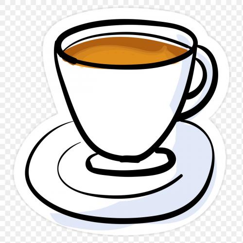 White coffee cup transparent png - 2034657