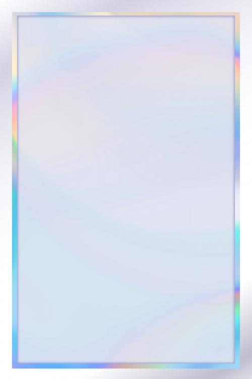 Holographic frame template vector - 2222984