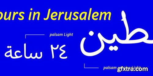 Palsam Arabic Font Family