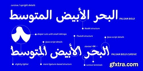 Palsam Arabic Font Family