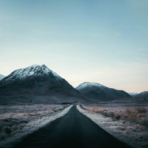 Mountain pass at Glen Coe in Scotland - 2098230