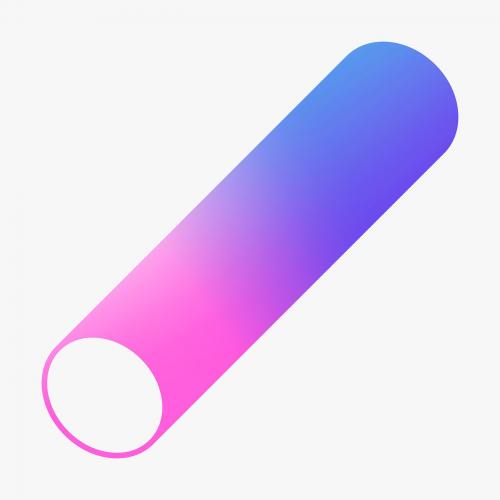 Colorful cylinder gradient element vector - 1234979