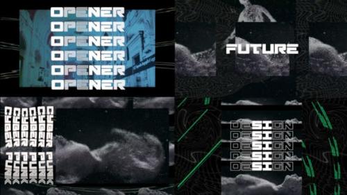 Videohive - Techno Glitch Opener