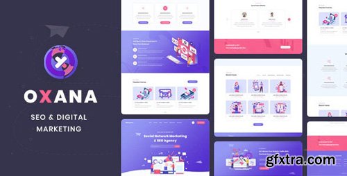 ThemeForest - Oxana v1.0 - SEO & Digital Marketing HTML Template - 25931281