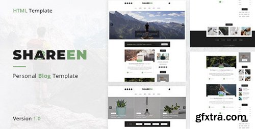 ThemeForest - Shareen v1.0 - Personal Blog Template - 25565322