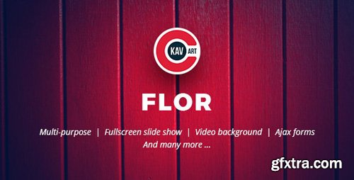 ThemeForest - Flor v1.0 - HTML Responsive Template - 24821212