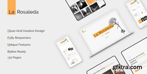 ThemeForest - La Rosaleda v1.0 - Creative HTML Template - 25421867