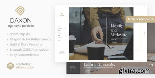 ThemeForest - Daxon v1.0 - Agency & Portfolio HTML5 Template - 23257605