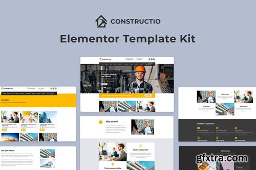 ThemeForest - Constructio v1.0 - Architecture & Construction Template Kit - 25860560