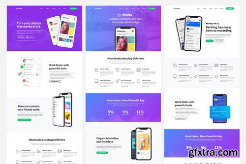 ThemeForest - NextApp v1.0 - App Landing Page Template Kit - 26303219