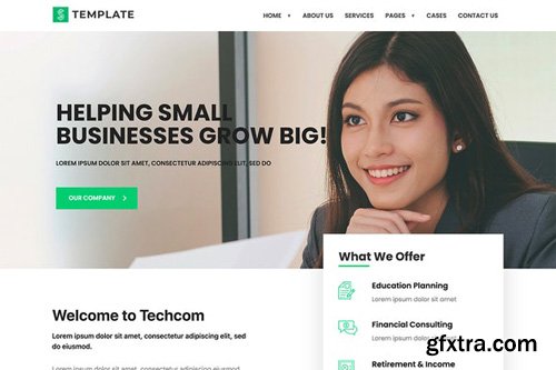 ThemeForest - Techcom v1.0 - Consulting Elementor Kit - 25933062