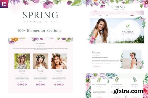 ThemeForest - Spring v1.0 - Watercolor and Floral Template Kit (Update: 17 April 20) - 25853973