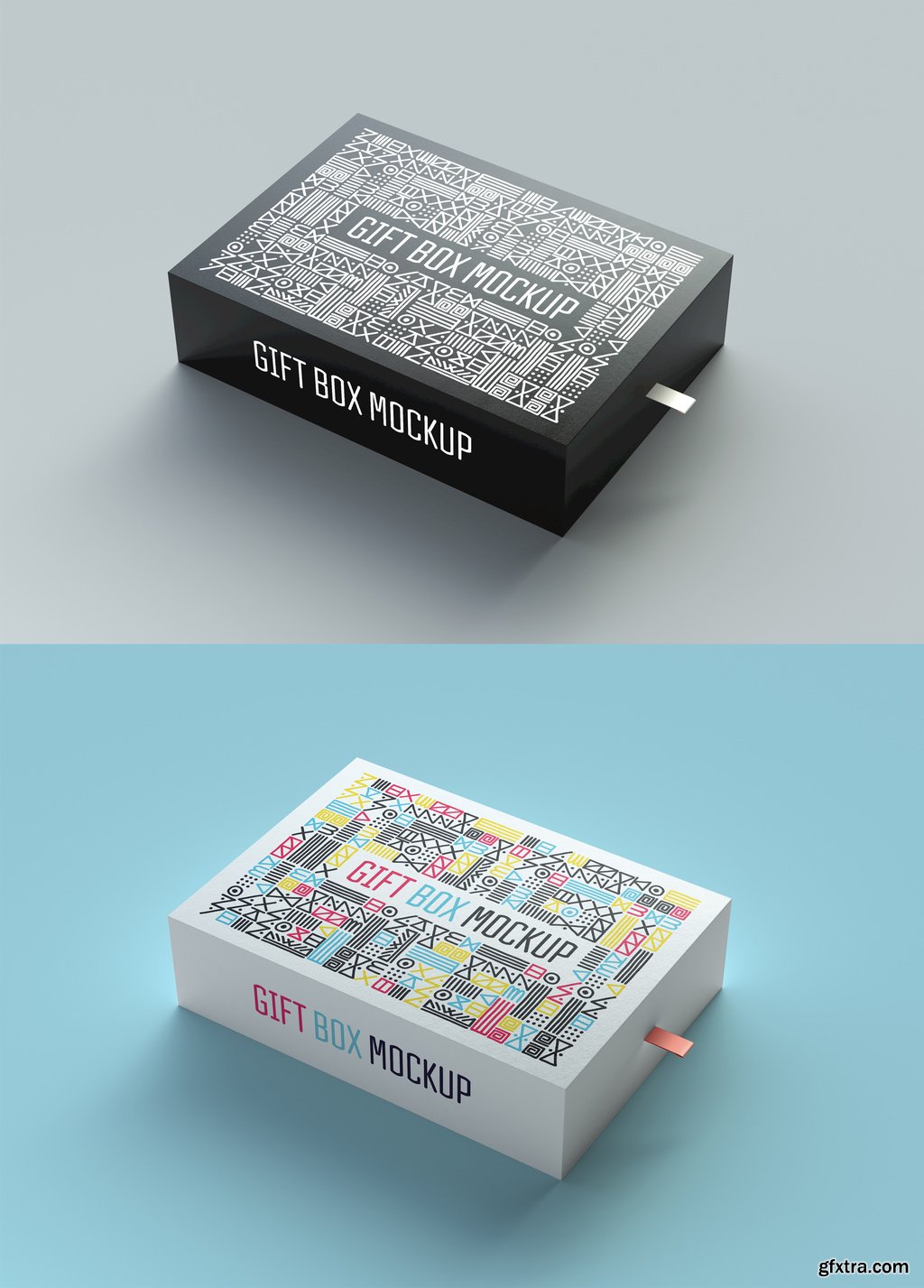 Gift Box Packaging Mockup 358393322 » GFxtra