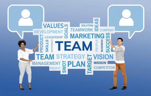 Business team with a strategy - 491281