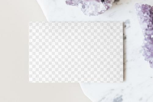 Card on marble countertop transparent png - 2281599