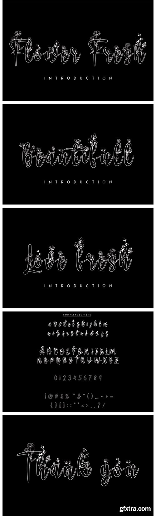 Flower Fresh Font