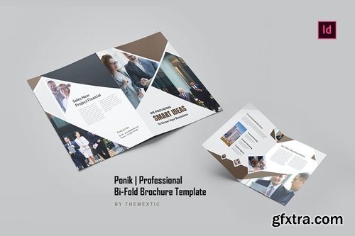 Ponik | Professional Bi-Fold Brochure Template