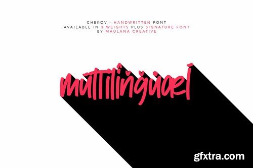 Chekov Handwritten Free Signature Font Typeface