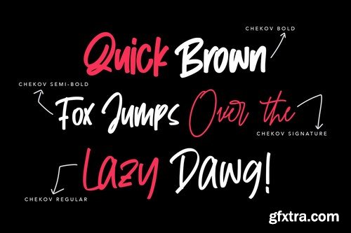 Chekov Handwritten Free Signature Font Typeface