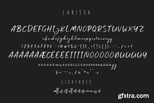 Larissa - Handwritten Font