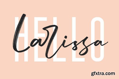 Larissa - Handwritten Font