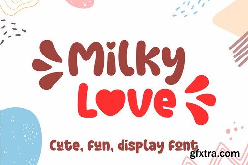 Milky Love Cute Display Font