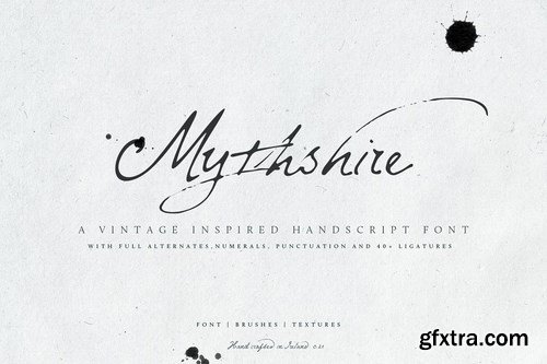 CM - Mythshire vintage script + extras 4680216