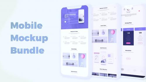 MotionArray - Mobile Mockup Bundle - 353387