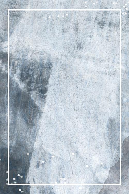 Rectangle frame on gray grunge background vector - 2040973