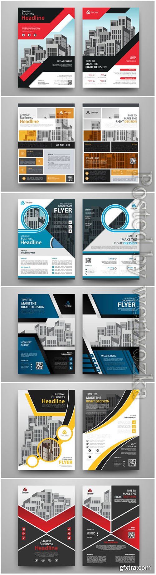 Business abstract vector brochure, annualReport, magazine