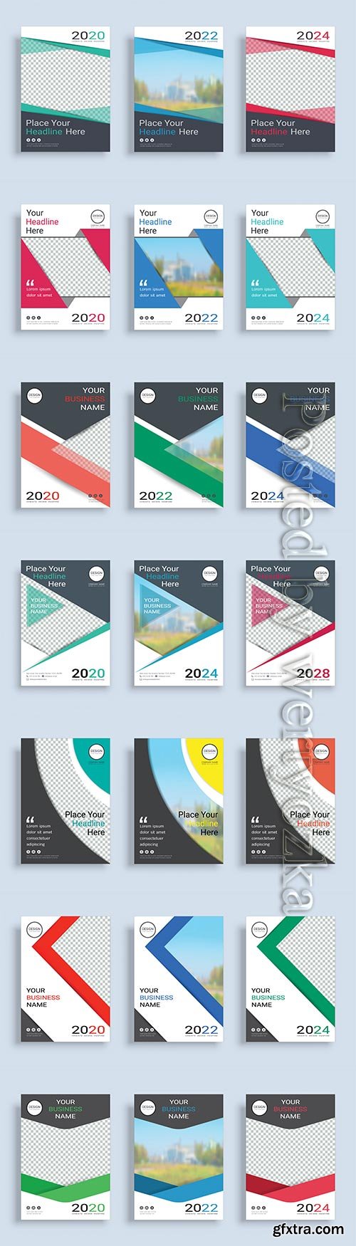 Business abstract vector brochure, annual report, magazine