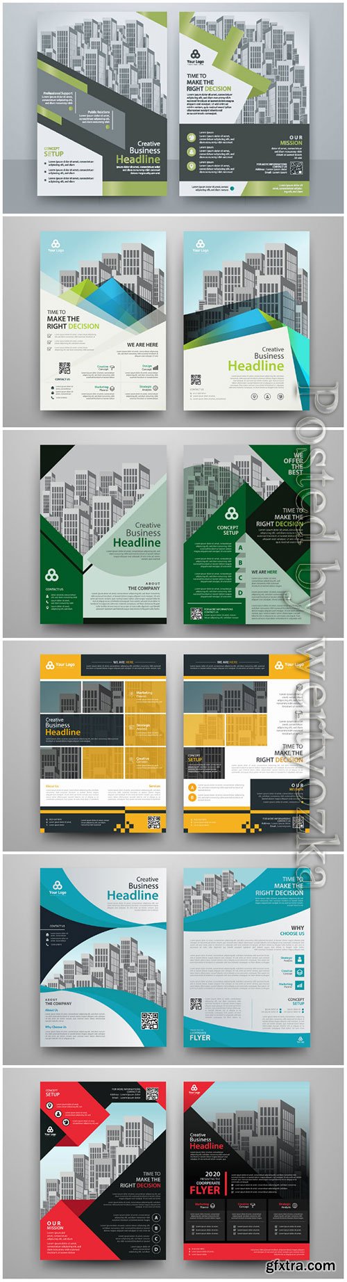 Business abstract vector brochure, annualReport, magazine