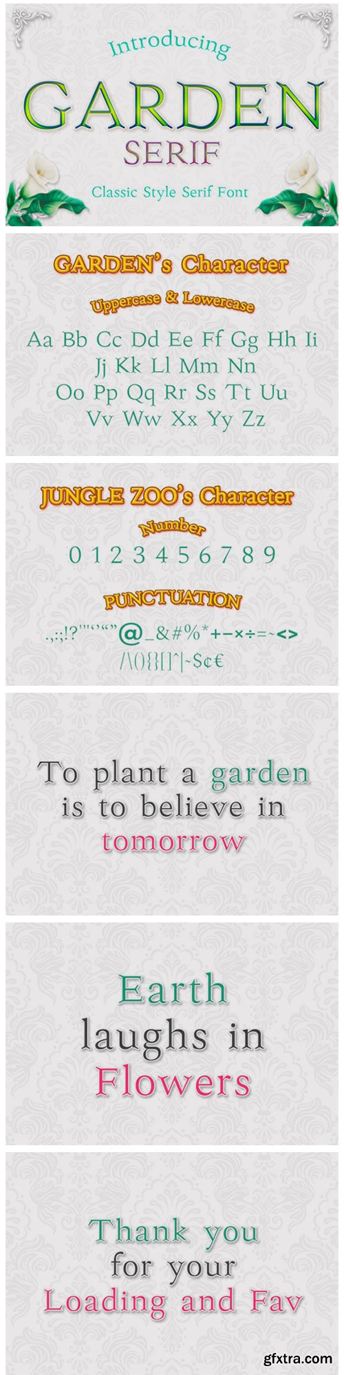 Garden Font