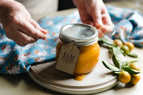 Homemade jam in a jar - 485426