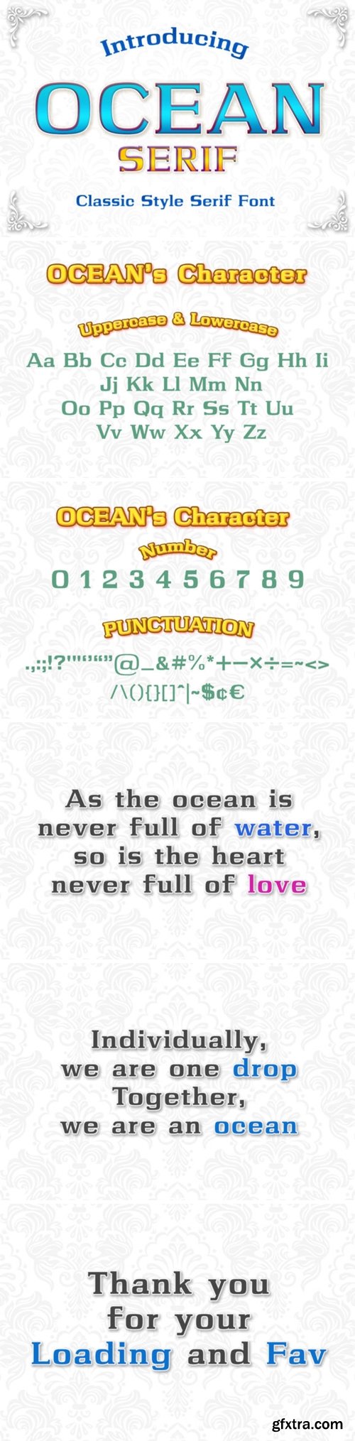 Ocean Font