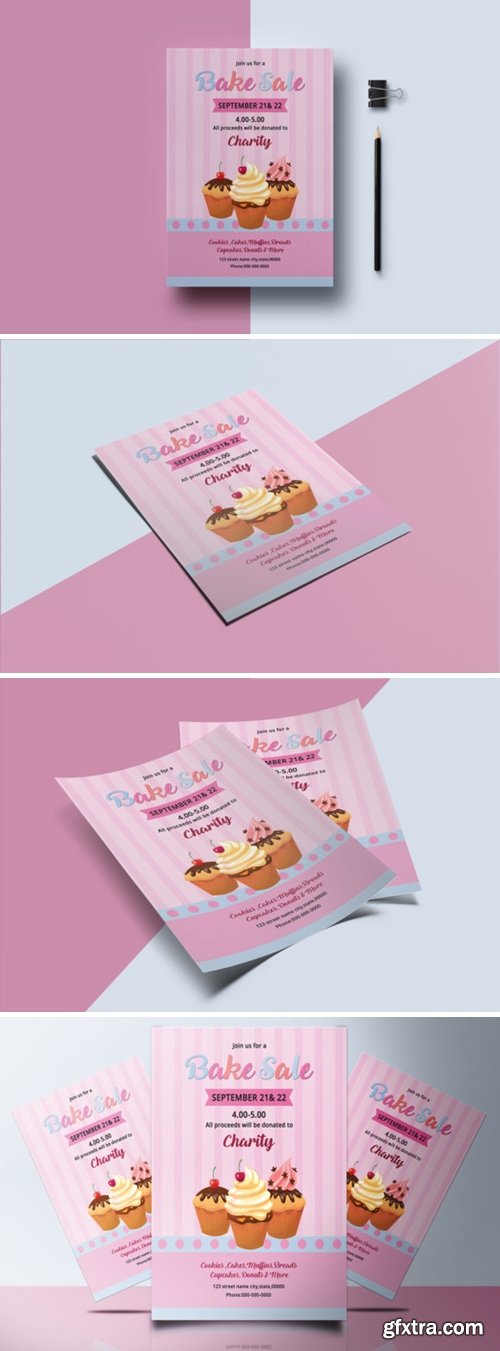 Bake Sale Flyer Template 4405348