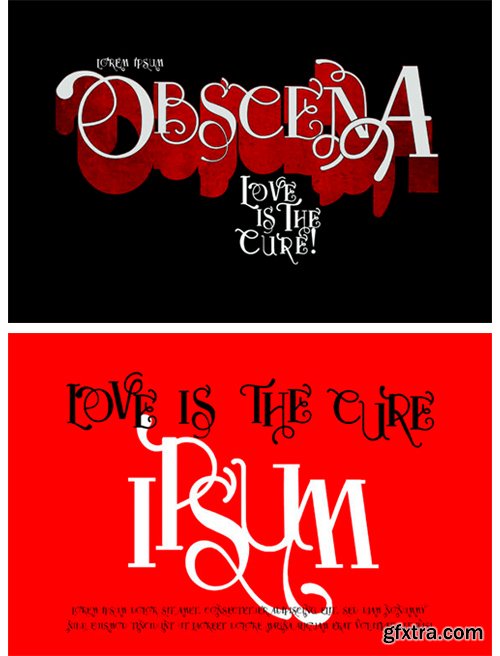 Obscena Font