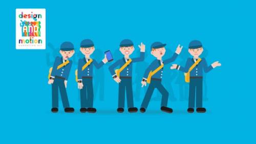 Videohive - D&M Character Kit: Postman