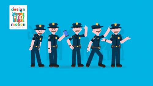 Videohive - D&M Character Kit: Police Officer