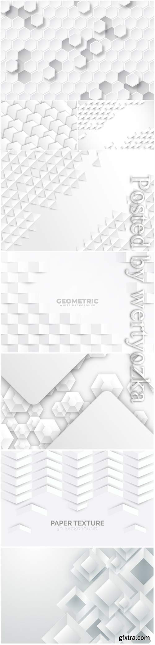 Abstract vector background, 3d models template # 2