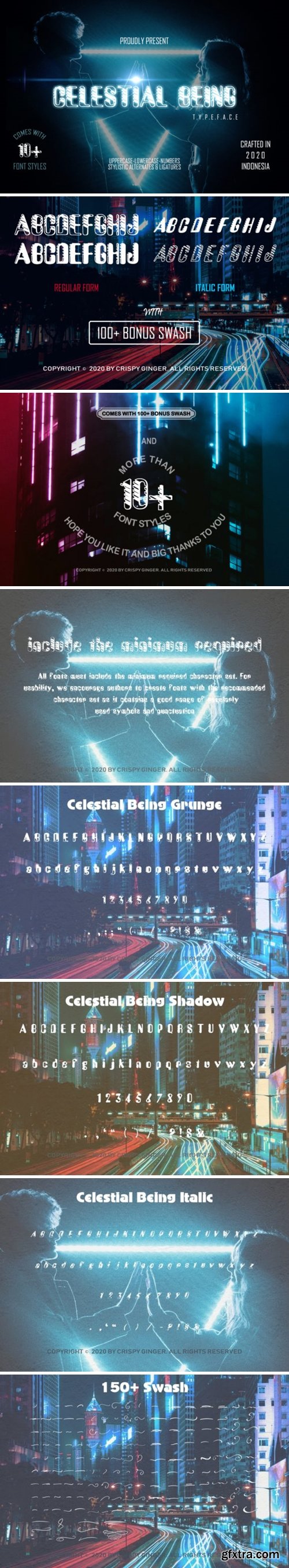 Celestial Being Font