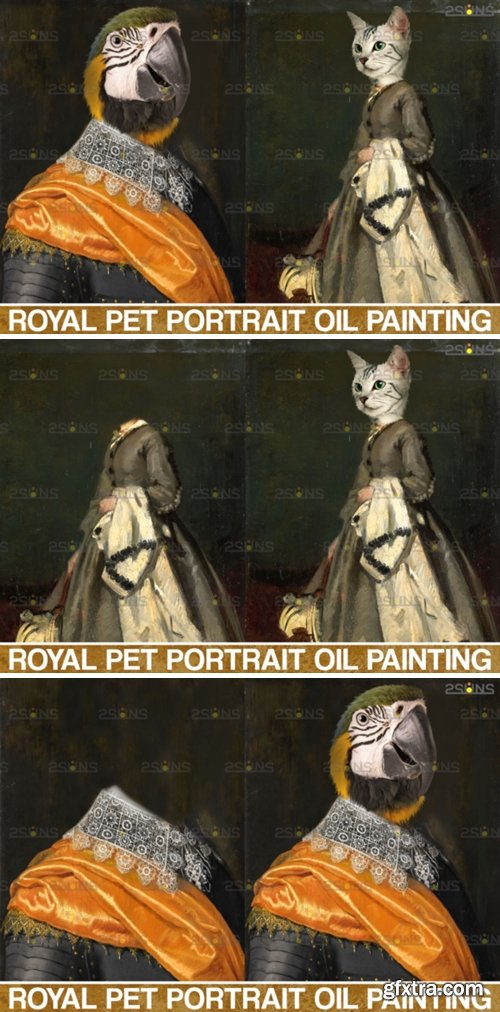 Royal Pet Portrait Templates Vol.5 4406013