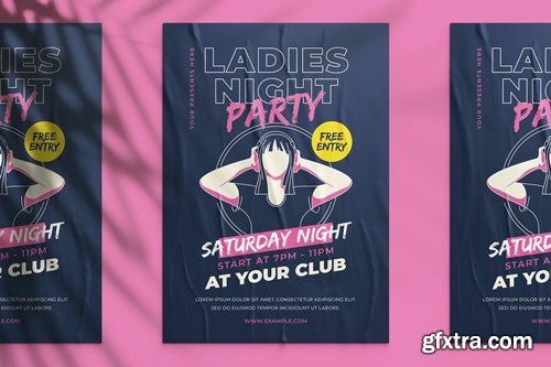 Ladies Night Party Flyer